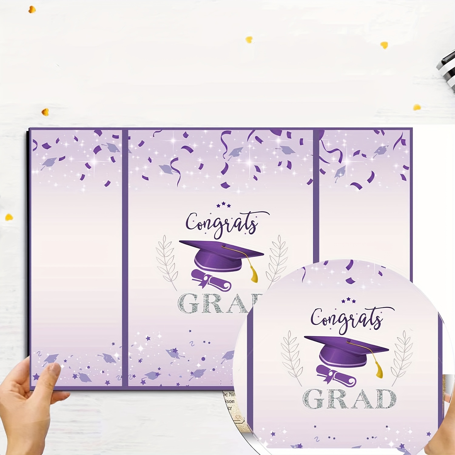 Homoyoyo 2Pcs Graduation Guest Book Class of Book for Graduation Party Decorations for Collecting Messages From