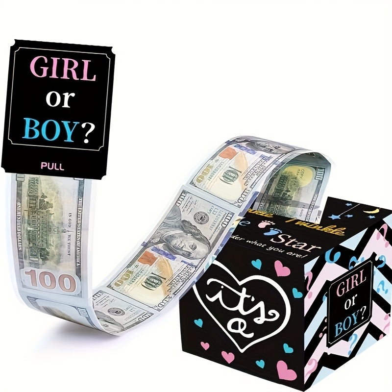 主题生日惊喜抽钱盒GIRL BOY主题派对万圣节礼物圣诞节
