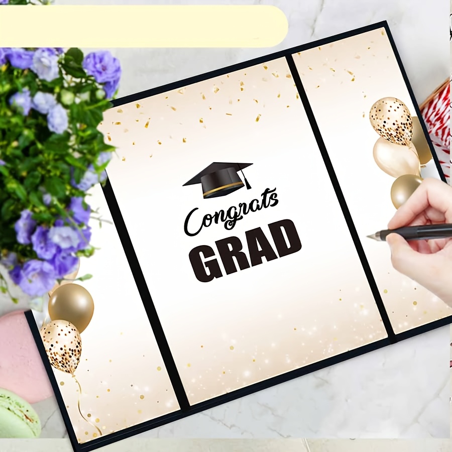 跨境毕业签名册Graduation Guest Book留言簿2025毕业派对装饰
