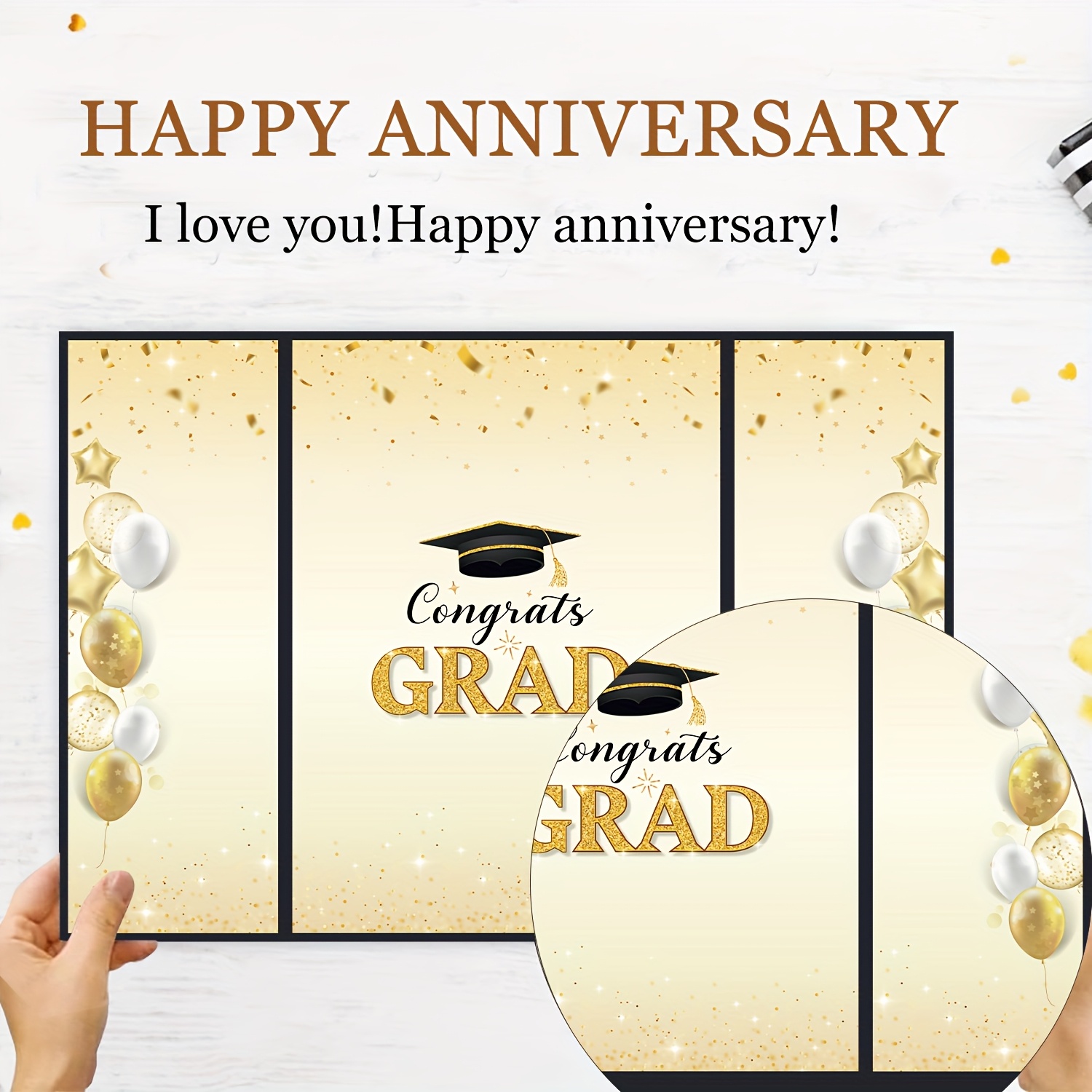 跨境毕业签名册Graduation Guest Book留言簿2025毕业派对装饰