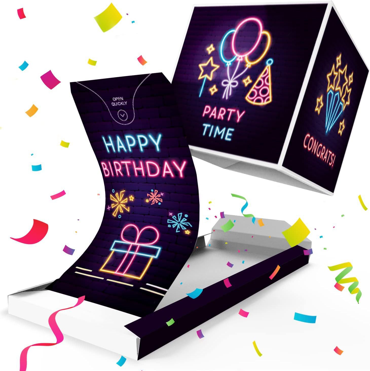 圣诞盲盒生日惊喜弹跳盒子高级感爆炸礼物盒定制小批量跨境现货