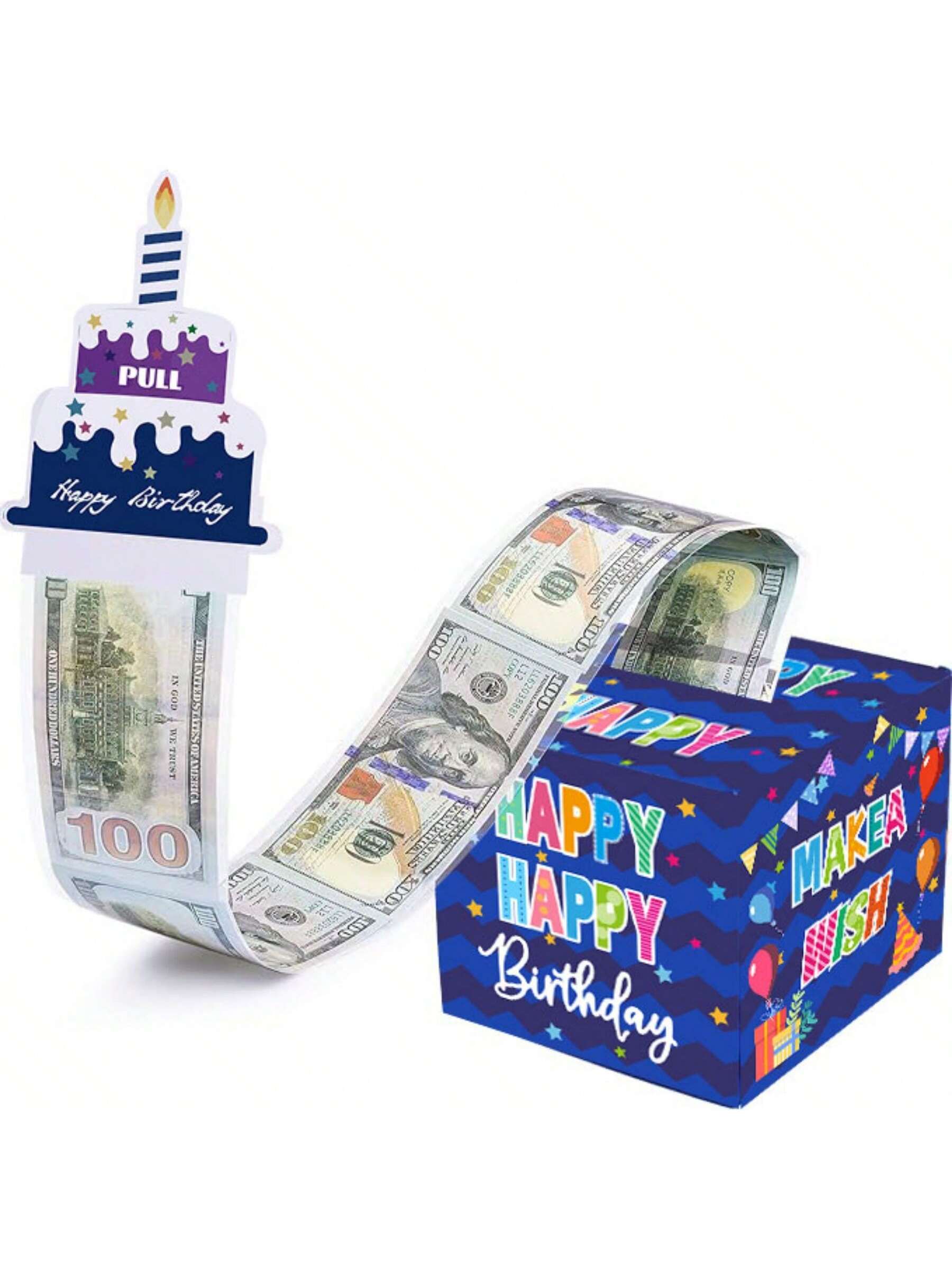 派对/成年礼/生日抽钱盒，生日派对装饰生日派对装饰惊喜抽钱盒