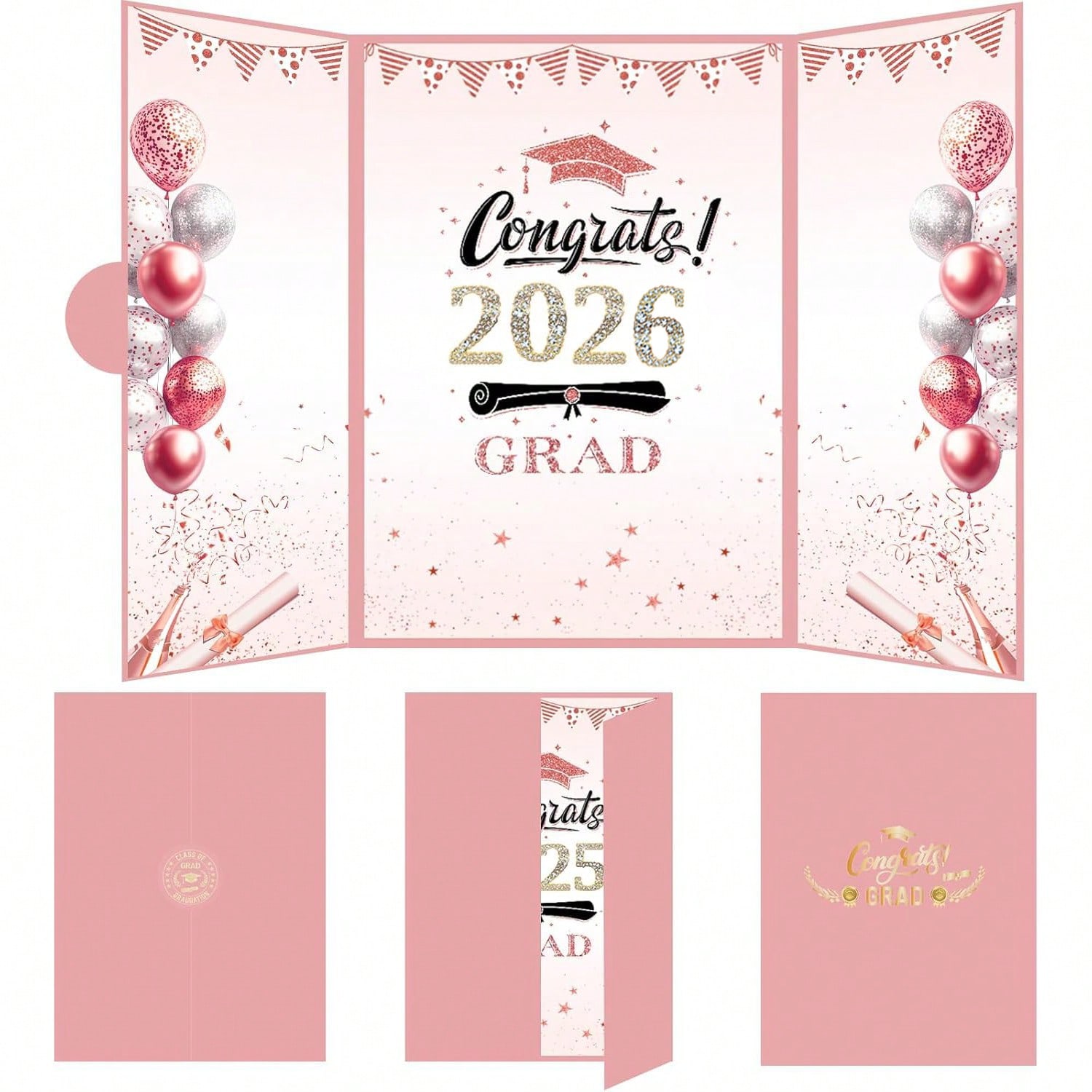 2026 毕业签名册Graduation Guest Book留言簿 毕业派对数字贴