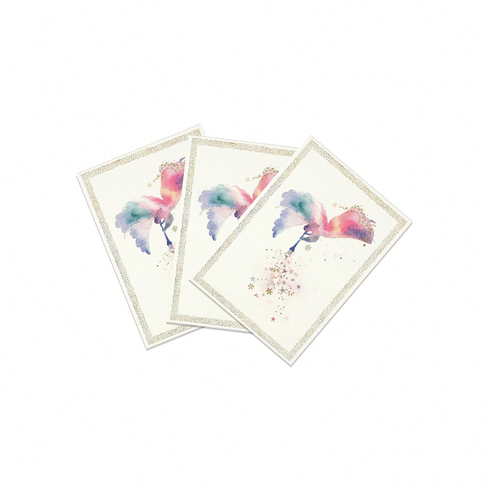水彩天使豪华盒装节日/圣诞/贺卡）
