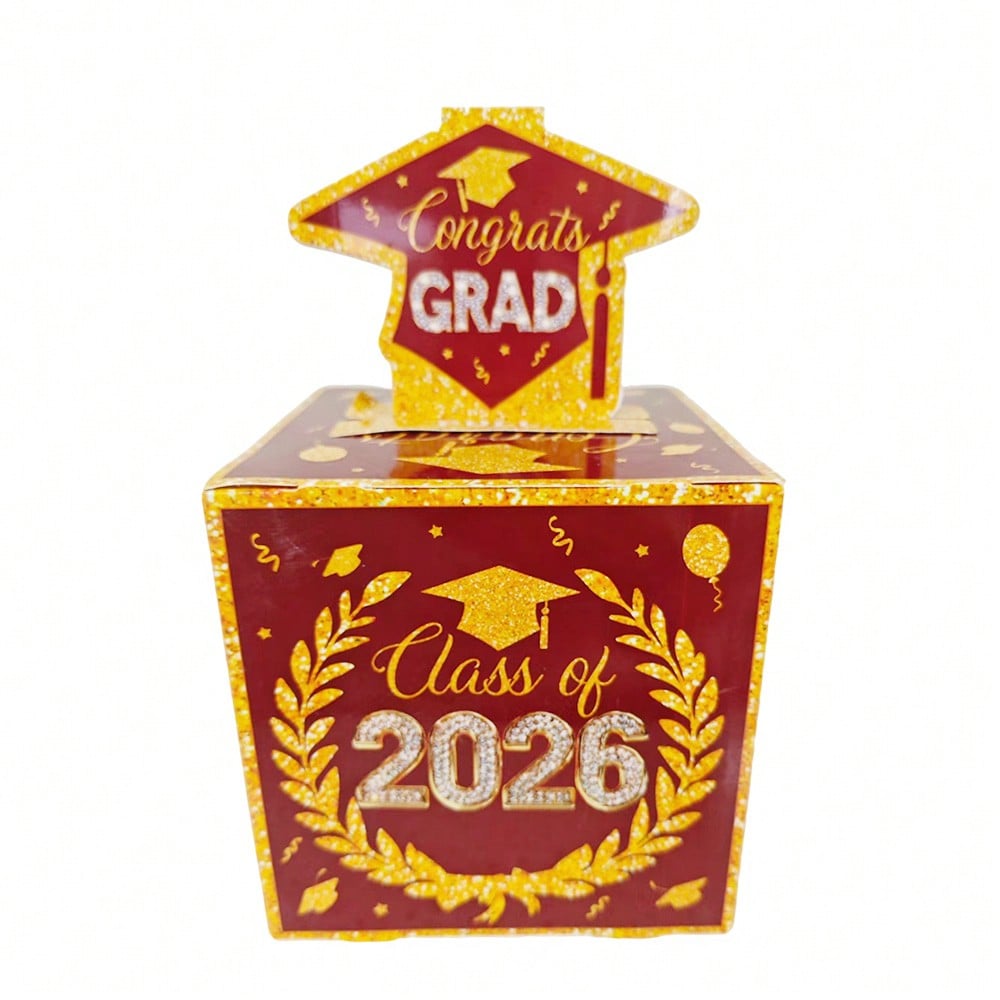 2026 毕业钱礼品拉箱,适用于现金， 2026 毕业钱夹,适合毕业派对