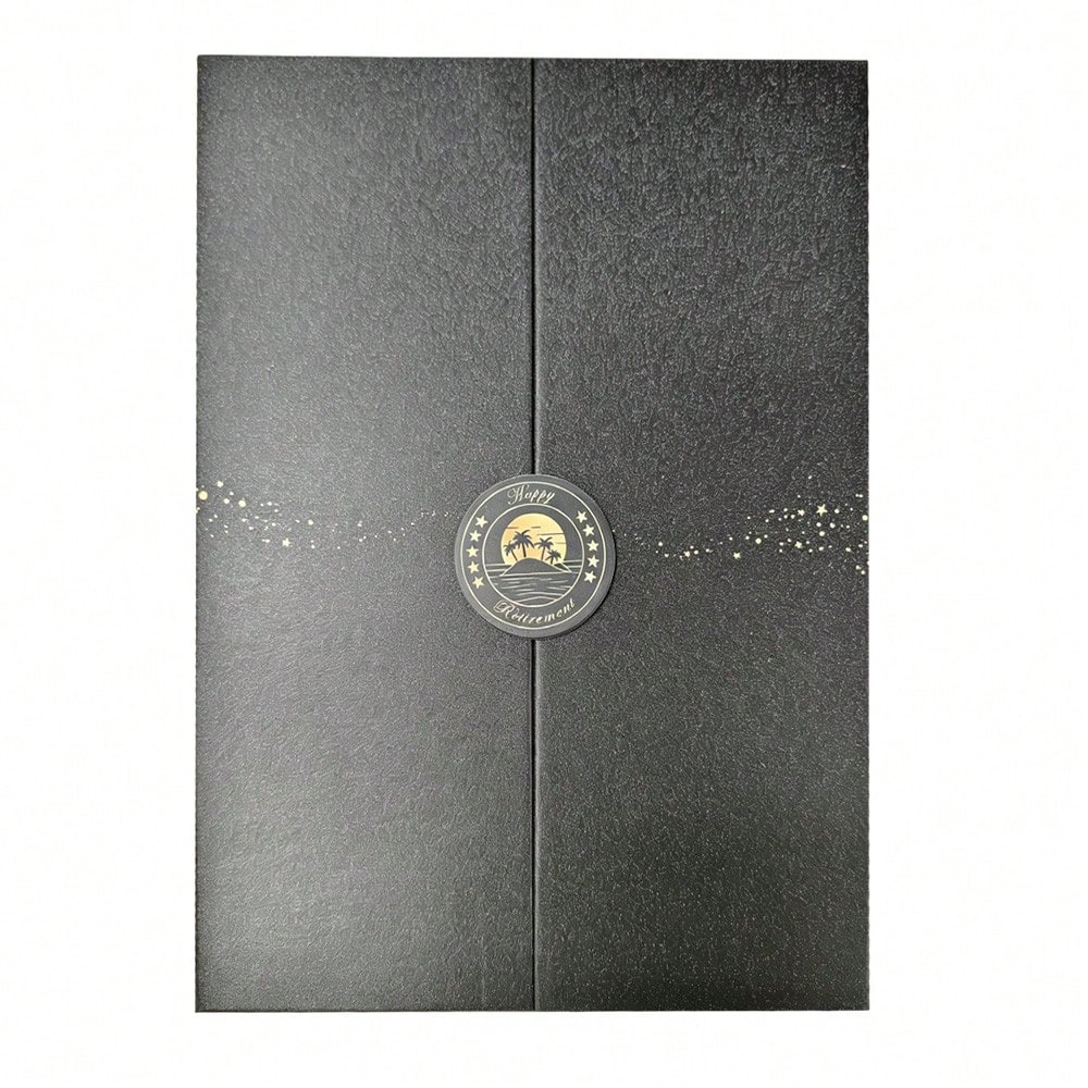 金色退休派对装饰品，大号退休签名卡，快乐退休宾客留言簿，创意退休派对宾客留言簿，男女理想礼物与纪念品