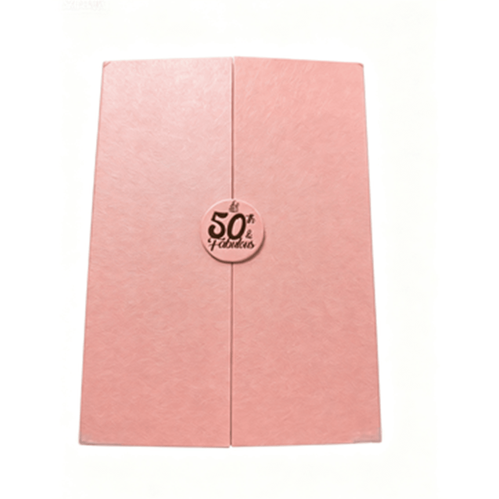 1976年出生英国50岁生日三折卡 - 复古1976年英国事实里程碑纪念卡，适用于50岁 & 精彩